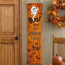 Personalized Halloween Door Banner - Happy Halloween - 10816