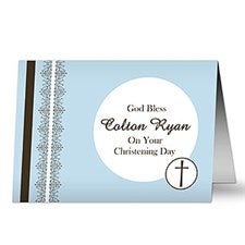 Personalized Christening Greeting Cards - Christening Day - 10823