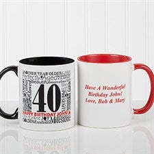 Personalized Birthday Coffee Mug - Another Year Has Gone By - 10835