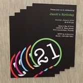 Personalized Birthday Party Invitations - Perfectly Aged - 10837