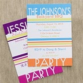 Personalized Party Invitations - Time To Celebrate - 10842