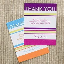 Personalized Thank You Cards - Time to Celebrate - 10843