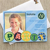 Personalized Photo Birthday Party Invitations for Kids - 10857