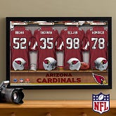 Personalized Arizona Cardinals NFL Locker Room Canvas Print - 10889