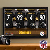 Personalized Pittsburgh Steelers NFL Locker Room Canvas Print - 10914