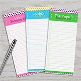 Personalized Magnetic Notepads - Dot to Dot - 10924