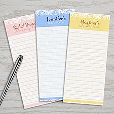 Personalized Magnetic Notepade Set - Damask - 10933