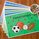 Boys Personalized Meal Time Placemat - 10940
