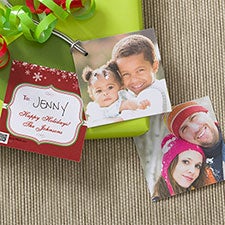Personalized Photo Gift Tags - Happy Holidays - 10974