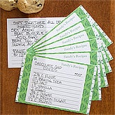 Personalized Recipe Cards - Damask - 11027