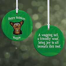 Personalized Dog Breed Christmas Ornaments - 11054