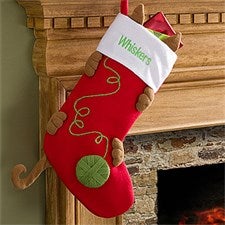 Personalized Cat Christmas Stockings - Love My Kitty - 11091