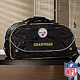 Personalized Pittsburgh Steelers Rolling Duffel Bags - 11122
