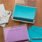 Personalized Notepads & Caddy - You Name It - 11145