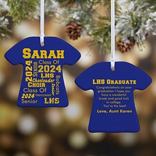 Personalized Christmas Ornaments - School Spirit - 11154