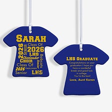 Personalized Christmas Ornaments - School Spirit - 11154