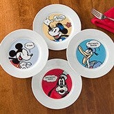 Personalized Disney Plates - Mickey Mouse, Minnie Mouse, Donald Duck, Goofy - 11196