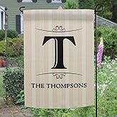 Personalized Garden Flags - Family Monogram - 11217