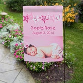Personalized Garden Flags - New Baby - 11229
