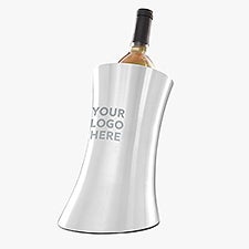 Corporate Logo Personalized Stainless Steel Wine Chiller  - 11270