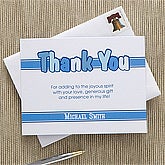 Personalized Communion Thank You Cards for Boys - 11276