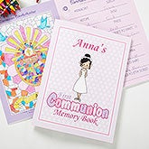 Personalized First Communion Memory Book - Communion Girl - 11281