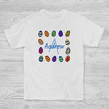 Personalized Kids Easter Clothing - Easter Eggs - 11309