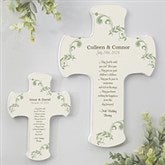 Personalized Wall Cross - Irish Wedding Blessings - 11324