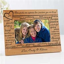 Personalized Wood Picture Frames - Definition of Mom - 11366