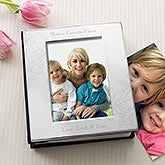 Engraved Silver Picture Albums for Her - 11372