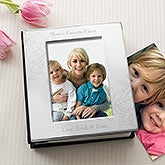 Engraved Silver Picture Albums for Her - 11372
