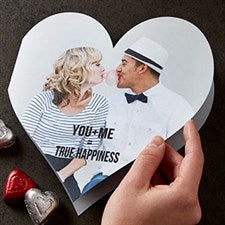 Personalized Valentines Day Photo Card - You + Me - 11417