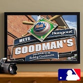 Personalized New York Mets MLB Pub Sign Canvas Print - 11490
