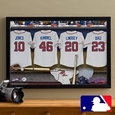 Personalized Atlanta Braves MLB Baseball Locker Room Canvas - 11532