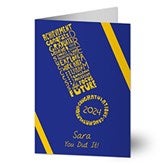 Happy Graduation Personalized Greeting Card - 11536