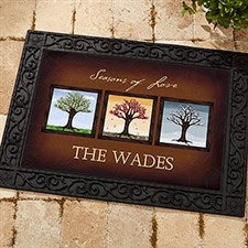 Personalized Family Doormats - The Seasons - 11561