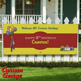 Personalized Birthday Party Banners - Curious George - 11588