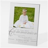 Engraved Silver Picture Frames - First Holy Communion - 11620