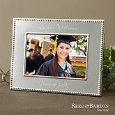 Engraved Silver Graduation Picture Frame - Reed & Barton - 11622