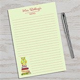 Personalized Teacher Notepad - Wise Owl - 11632