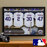 Personalized New York Mets MLB Baseball Locker Room Canvas - 11640