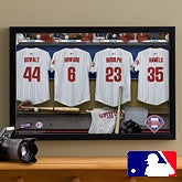Personalized Philadelphia Phillies MLB Baseball Locker Room Canvas - 11661