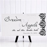 Personalized Wedding Canvas Art - Wedding Couple - 11673
