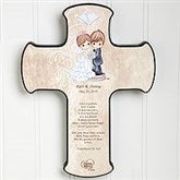 Personalized Precious Moments Wedding Wall Cross - 11682
