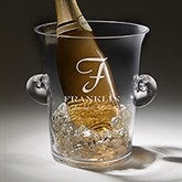 Personalized Ice Bucket Chiller - Family Monogram - 11684