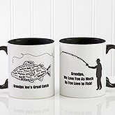 Personalized Coffee Mugs - Fisherman - What A Catch - 11719
