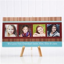 Personalized Photo Canvas Art for Dad - Photo Message - 11720