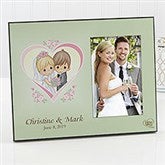 Personalized Wedding Picture Frames - Precious Moments Heart - 11740