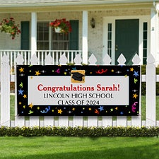 Personalized Graduation Party Banners - Lets Celebrate - 11756