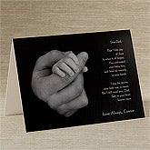 Personalized Greeting Cards - Hand and Hand - 11803